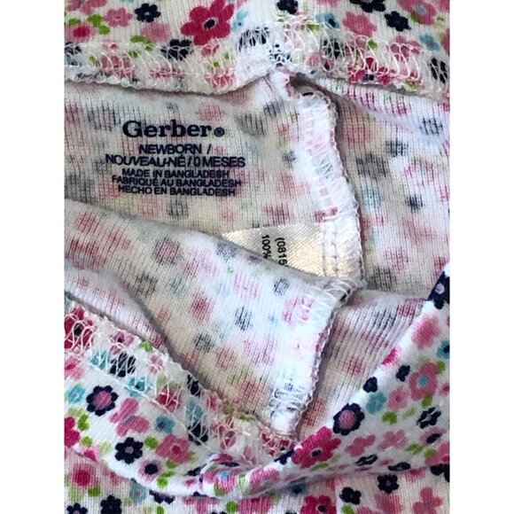 Gerber Capri Leggings Floral Size NB - Picture 5 of 6